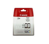 Canon PG-545/CL-546 Multipack cartuccia d'inchiostro 2 pz Originale Nero, Ciano, Magenta, Giallo