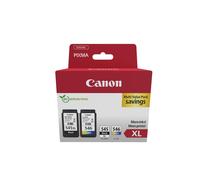 Canon PG-545 XL CL-546 XL VALUE SEC Confezione da 2 Cartucce d'inchiostro (Nero