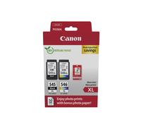Canon PG-545XL / CL-546XL High Yield Genuine Ink Cartridges, Pack of 2 (Colour a