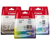 Canon PG37+CL38 Stampante Cartucce Pixma IP1800 MP140 MP190 MP210 MP220