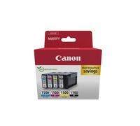 Canon PGI-1500 Genuine Ink Cartridges, Pack of 4 (Black, Cyan, Magenta, Yellow)