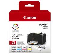 CANON - PGI-1500 XL Serbatoio Ink Inchiostro Nero Ciano Magenta Gialla per MAXIFY MB2050 Capacit 1200 Pagine Nere 2735 Pagine a Colori