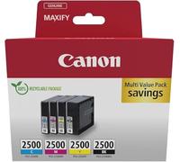 Canon 9290b006 cartuccia d'inchiostro 4 pz originale nero, ciano, magenta, giallo