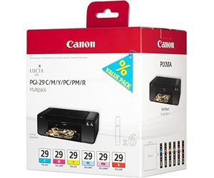Canon PGI-29 C/M/Y/PC/PM/R Serbatoi Inchiostro, Multipack