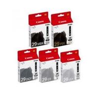 Canon 6 Cartucce d'inchiostro Multipack PGI-29 MBK/PBK/DGY/GY/LGY/CO