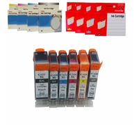CANON PGI-525 CLI-526 KIT 6 11 22 33 CARTUCCE COMPATIBILI PGBK BK C M Y GY