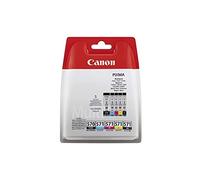 Canon PGI-570 BK CLI-571 BK C M Y PGBK Confezione da 5 Cartucce d'inchiostro (Nero Ciano Magenta Giallo Pigmento nero colore) Originale, Imballaggi in Plastica Obsoleti 2018