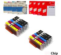 CANON PGI-580 CLI-581 KIT 5 10 20 30 CARTUCCE COMPATIBILI 25ml/12ml CON CHIP