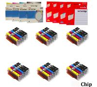 CANON PGI-580 CLI-581 KIT 5 10 20 30 CARTUCCE COMPATIBILI 25ml/12ml CON CHIP