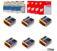CANON PGI-580 CLI-581 KIT 6 11 22 33 CARTUCCE COMPATIBILI 25ml/12ml CON CHIP
