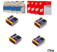 CANON PGI-580 CLI-581 KIT 6 11 22 33 CARTUCCE COMPATIBILI 25ml/12ml CON CHIP