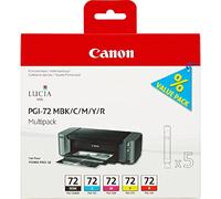 Canon PGI-72 MBK/C/M/Y/R Serbatoi inchiostro, Multipack