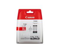 Canon 0318C007 Multipack nero Originale PGI-570pgbk XL Twin