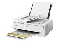 Canon PIXMA TS9550a stampante fotografica A3 multifunzione, Alimentatore automatico di documenti, WIFI, touch screen 4,3 pollici, 5 inchiostri separati, doppia alimentazione carta, bianco