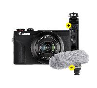 Canon PowerShot G7X Mark III Social Media Kit - Black | ✅ Garanzia di 5 anni