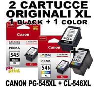 CANON PROMO KIT XL ORIGINALE PG-545 XL + CL-546 XL NERO+COLORE TR4650 TS3450