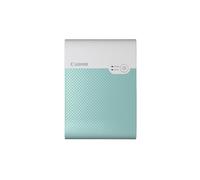Canon SELPHY SQUARE QX10 Stampante Fotografica Portatile Wi-Fi - Stampe di Alta Qualità, Modalità Creative - Mini Stampante Portatile per Scrapbook e Album Fotografici, Menta Verde