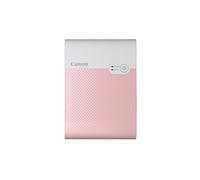 Canon SELPHY SQUARE QX10 Stampante Fotografica Portatile Wi-Fi - Stampe di Alta Qualità, Modalità Creative - Mini Stampante Portatile per Scrapbook e Album Fotografici, Rosa