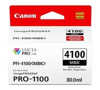 Canon Serbatoio d'inchiostro nero opaco originale PFI-4100, compatibile con stampanti imagePROGRAF PRO-1100