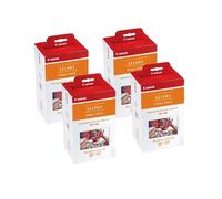 Canon QKzqcE - Set di 4 cartucce di inchiostro a colori, compatibili con SELPHY CP910/CP820/CP1200, RP-108