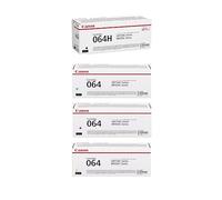 Canon Set multipack di toner originale 064H XL nero ad alta capacità + 064 ciano, magenta e giallo a capacità standard, compatibile con: i-SENSYS LBP722Cdw, MF832Cdw