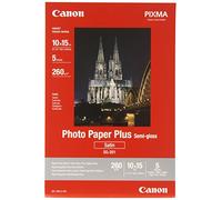 Canon SG-201 Carta Fotografica Semilucida Satinata Formato 10X15 (5 fogli)