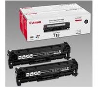 Canon Toner Nero 718BK - N. 2 PEZZI - 2662B005