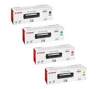 Canon - Toner originale 718, set da 4 pezzi, nero, ciano, magenta, giallo (OP2662B002)