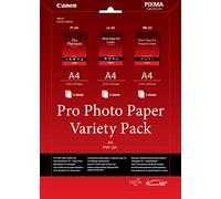 Canon Pvp-201 Pro Photo Paper Variety Pack A4 3x5 Sheets One Size