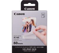 Canon XC-60L 6756C001, 60 pz, sublimazione termica, carta fotografica bianca autoadesiva + pellicola getto d'inchiostro