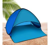 Canopato Di Per Ombra Pop -up Automatica - Scheda Solare Portatile - Mini Spiaggia Antivento | Con Supporto Per Telefoni Cellulari | Da Picnic Per Il Campeggio | Giardino | Viaggio All'ape