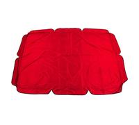 Canopato di swing Cheotime, acqua di copertura superiore Swing Prevenire l'esterno, 600d tetto a schiera rossa in stoffa oxford in argento (Rosso)