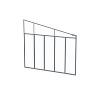 Canopia 3 m Parete laterale Pergola Grigio