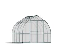 Canopia Bella Serra da giardino doppio strato in policarbonato 244x244x219 cm Argento