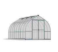 Canopia Bella Serra da giardino doppio strato in policarbonato 490x244x219 cm Argento