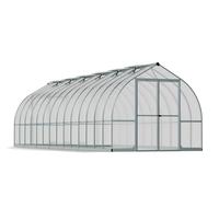 Canopia by Palram - Serra da giardino Bella 8 x 32 23,5 m² argento telaio in alluminio, pannelli in policarbonato, resistente ai raggi UV