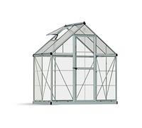 Canopia by Palram Serra da giardino Hybrid 2.3m² (Argento) Struttura in alluminio, pannelli in policarbonato, resistente ai raggi UV