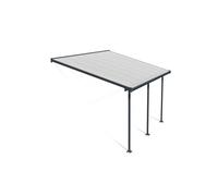 Canopia Feria Pergola Addossata in Alluminio 3X4.3 m Grigio