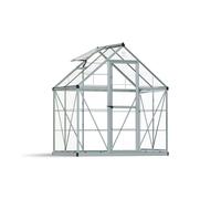 Canopia Harmony Serra da giardino trasparente in policarbonato 126x185x208 cm Argento