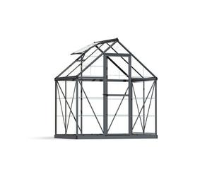 Canopia Harmony Serra da giardino trasparente in policarbonato 126x185x208 cm Grigio