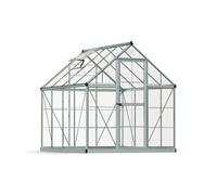 Canopia Harmony Serra da giardino trasparente in policarbonato 247x185x208 cm Argento