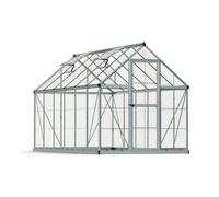 Canopia Harmony Trasparente Serra Da Giardino in Policarbonato 370X185X208 cm Argento