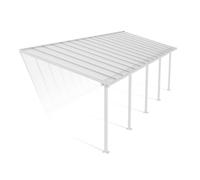 Canopia Olympia Pergola addossata in alluminio 3x9.8 m Bianco