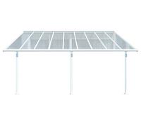 Capanno da parete in alluminio Sierra Palram - Canopia 3 x 5,46 m bianco