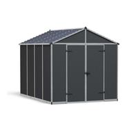 Canopia Rubicon Casetta Da Giardino in Policarbonato Ultra Resistente 303X237X235 cm Grigio Scuro