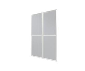 Canopia Set Di Porte a Rete Per Sanremo Pergola Chiusa Bianco