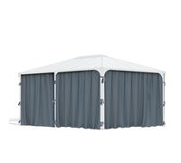 Canopia Set di tende per Gazebo Martinique 4.7x2.2 m