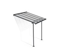 Canopia Sierra Pergola Addossata in Alluminio 2.3X2.3 m Grigio