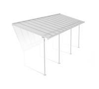 Canopia Sierra Pergola Addossata in Alluminio 2.3X6.7 m Bianco