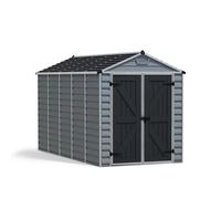 Canopia Skylight Casetta Da Giardino in Policarbonato 378X185X217 cm Grigio Deco